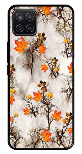 Autumn leaves Metal Mobile Case for Samsung Galaxy M12   (Design No -55)