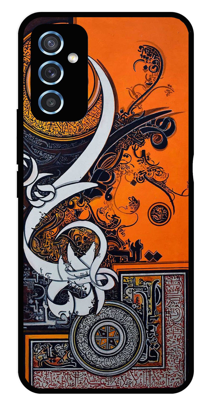 Qalander Art Metal Mobile Case for Samsung Galaxy M52 5G   (Design No -16)