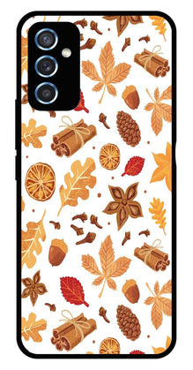 Autumn Leaf Metal Mobile Case for Samsung Galaxy M52 5G