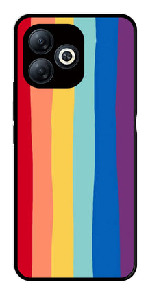 Rainbow MultiColor Metal Mobile Case for Tecno Spark 20