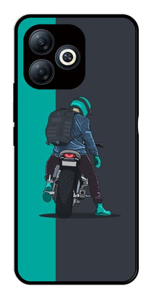 Bike Lover Metal Mobile Case for Infinix Smart 8