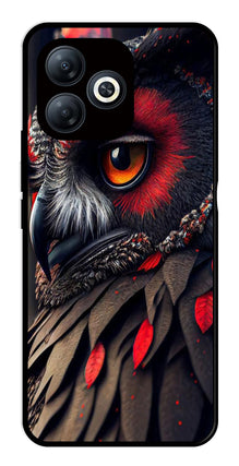 Owl Design Metal Mobile Case for Infinix Smart 8