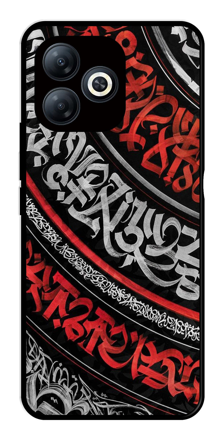 Qalander Art Metal Mobile Case for Tecno Spark 20   (Design No -49)