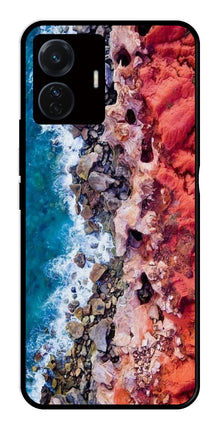 Sea Shore Metal Mobile Case for iQOO Z6 Pro 5G