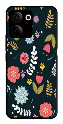 Floral Pattern2 Metal Mobile Case for Tecno Camon 20