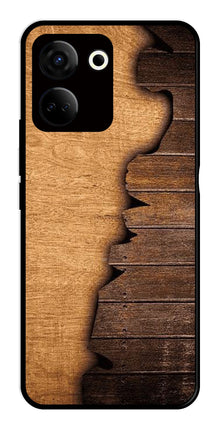 Wooden Design Metal Mobile Case for Tecno Camon 20