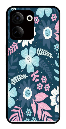 Flower Leaves Design Metal Mobile Case for Tecno Camon 20