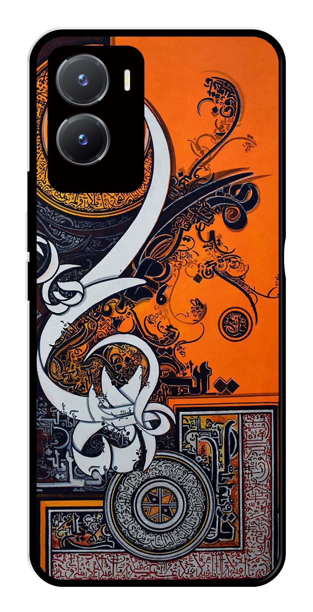 Qalander Art Metal Mobile Case for Vivo Y28 5G   (Design No -16)
