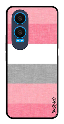 Hearts Pattern Metal Mobile Case for OnePlus Nord CE4 Lite