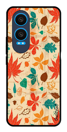Autumn leaves Metal Mobile Case for OnePlus Nord CE4 Lite