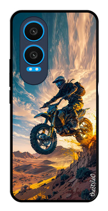 Bike Rider Metal Mobile Case for OnePlus Nord CE4 Lite