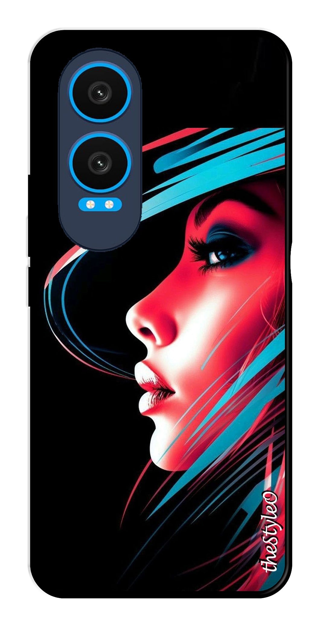 Elegant Woman Metal Mobile Case for OnePlus Nord CE4 Lite (Design No -86)