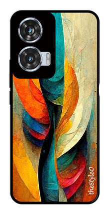 Modern Art Metal Mobile Case for Moto Edge 50 Fusion 5G