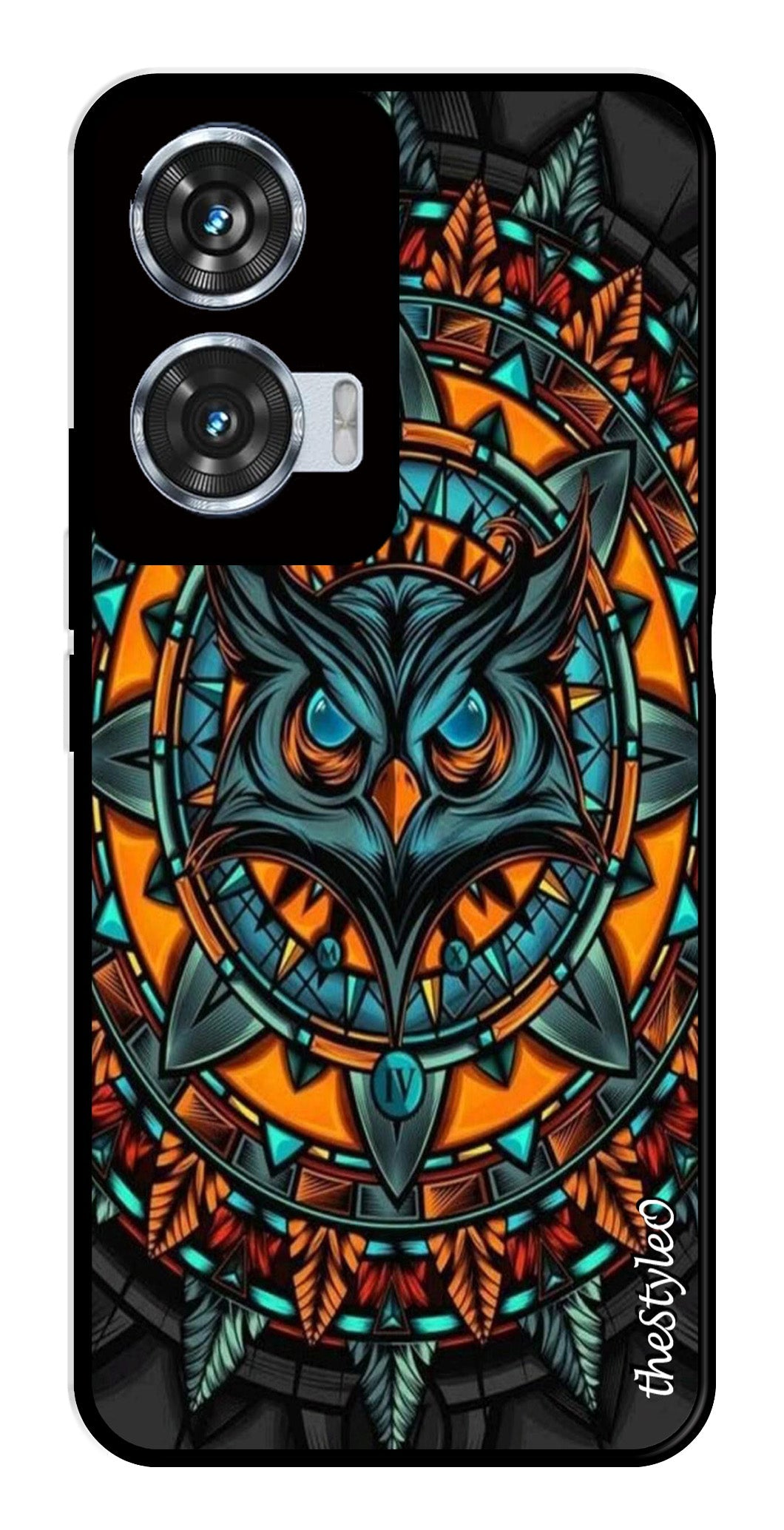 Gamer Pattern Metal Mobile Case for Moto Edge 50 Fusion 5G (Design No -41)