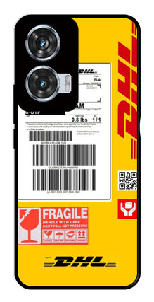 DHL Label Metal Mobile Case for Moto Edge 50 Fusion 5G