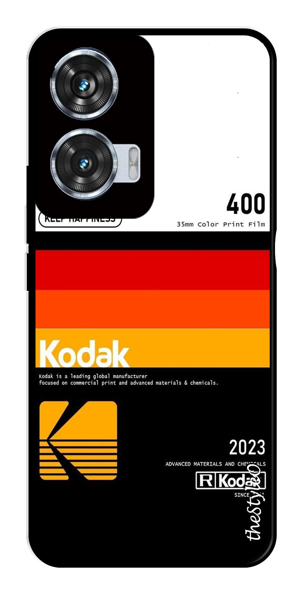 Kodak Design Metal Mobile Case for Moto Edge 50 Fusion 5G (Design No -65)