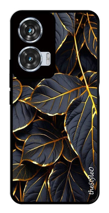 Gold Leaf Metal Mobile Case for Moto Edge 50 Fusion 5G