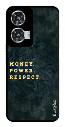 Money Power Respect Metal Mobile Case for Moto Edge 50 Fusion 5G