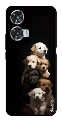 Dog lovers Metal Mobile Case for Moto Edge 50 Fusion 5G