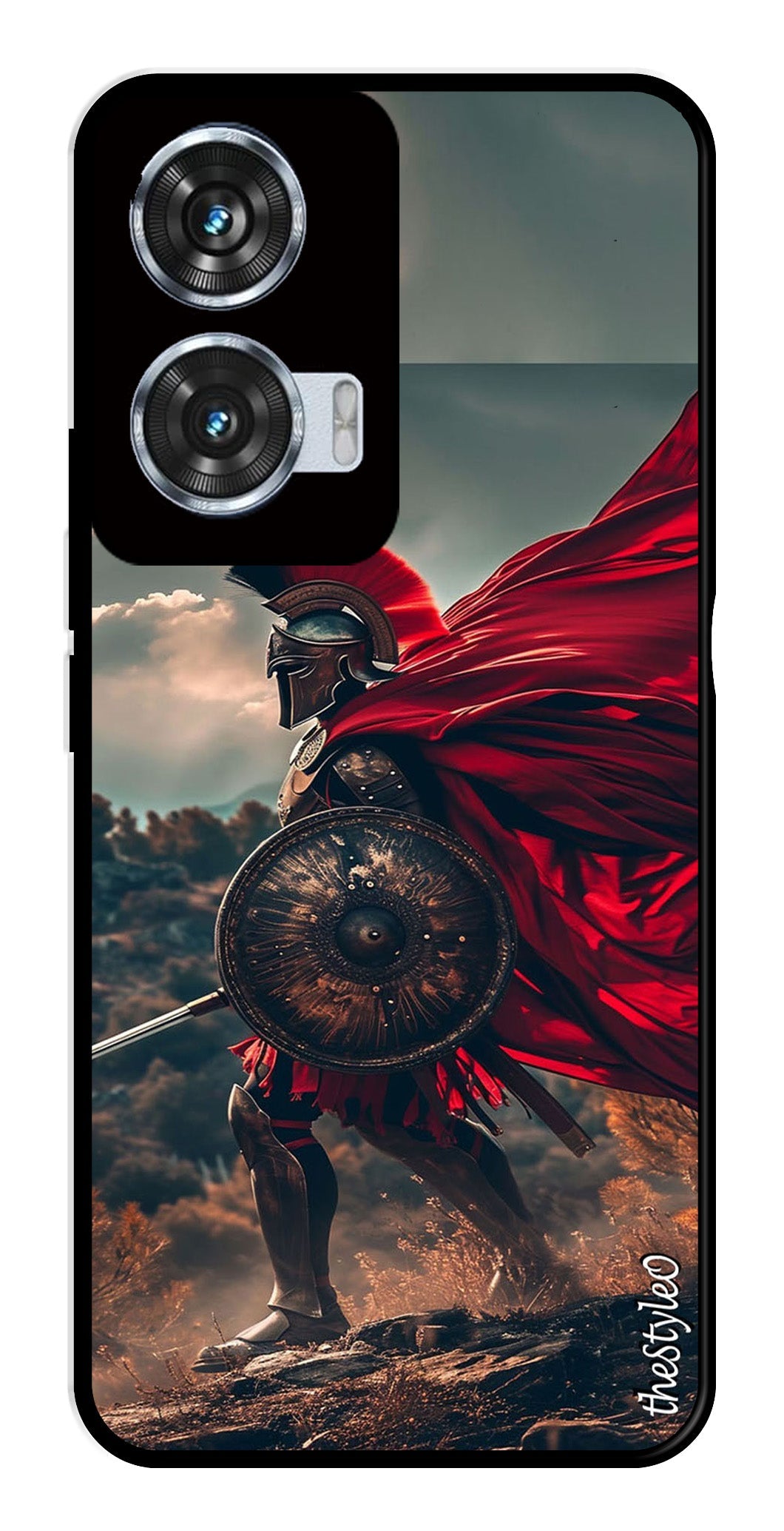 Spartan Fighter Metal Mobile Case for Moto Edge 50 Fusion 5G (Design No -89)