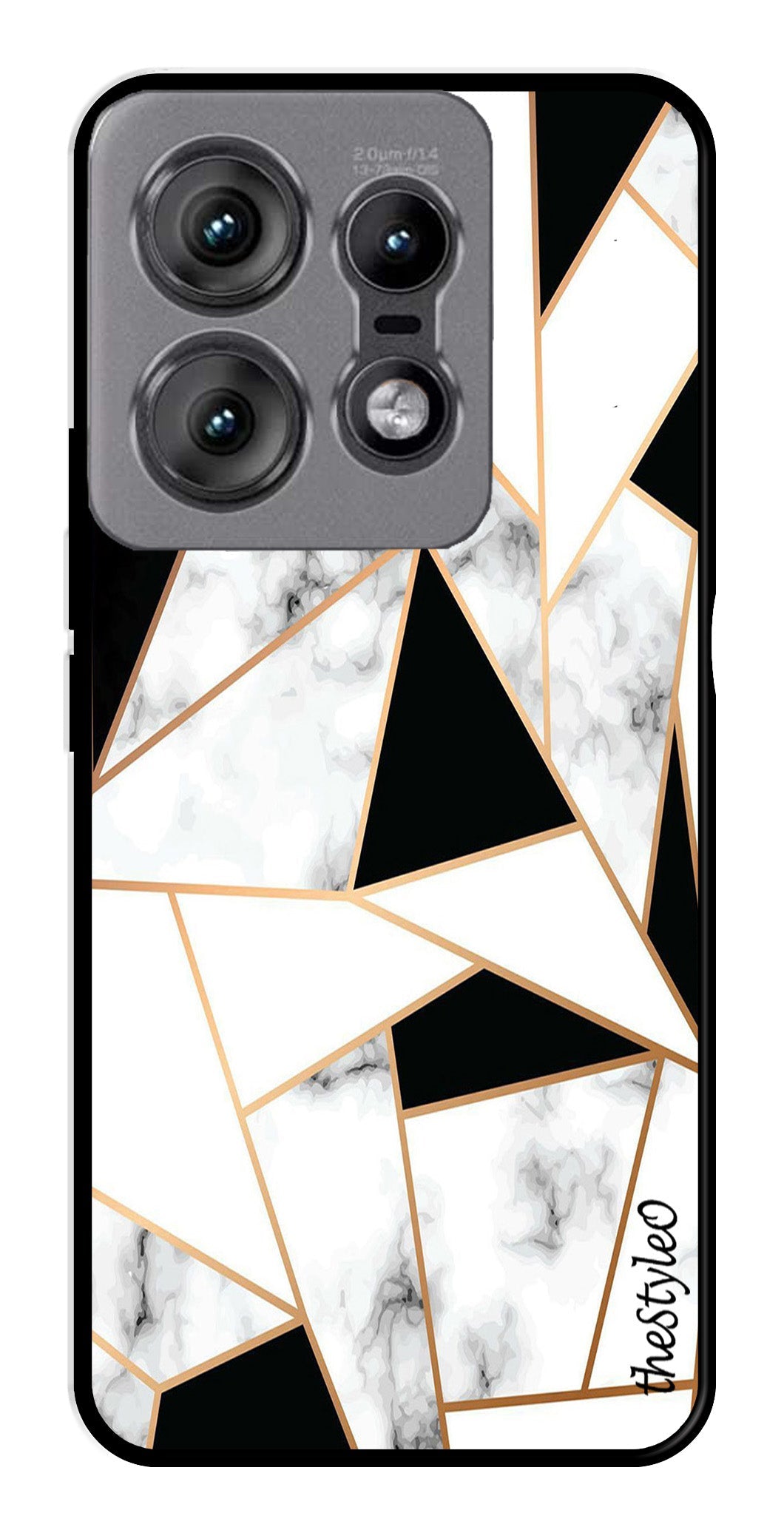 Marble Design2 Metal Mobile Case for Moto Edge 50 Pro 5G (Design No -08)