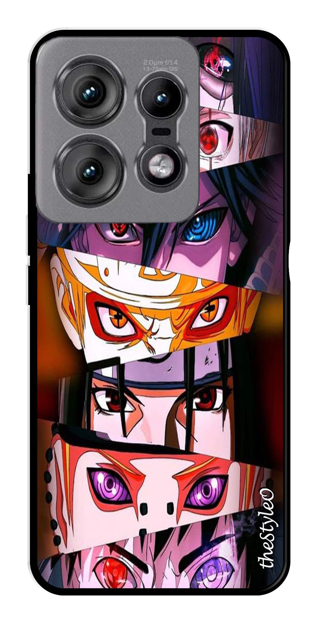 Anime Metal Mobile Case for Moto Edge 50 Pro 5G (Design No -56)