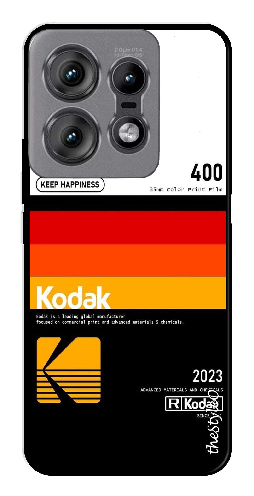 Kodak Design Metal Mobile Case for Moto Edge 50 Pro 5G (Design No -65)