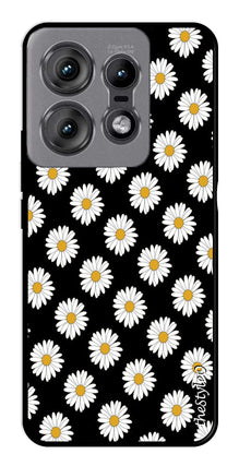 Daisy Flower Metal Mobile Case for Moto Edge 50 Pro 5G