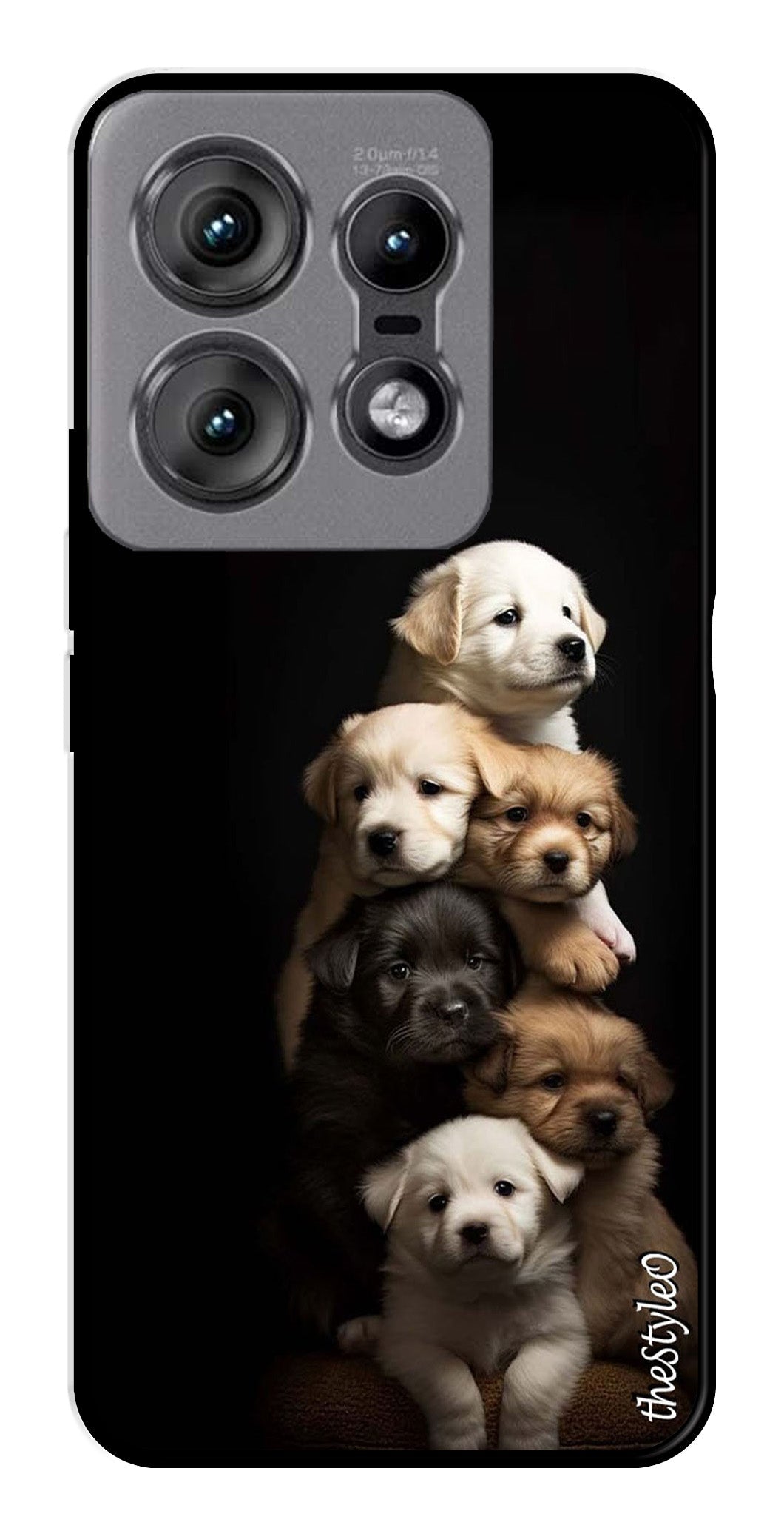 Dog lovers Metal Mobile Case for Moto Edge 50 Pro 5G (Design No -88)