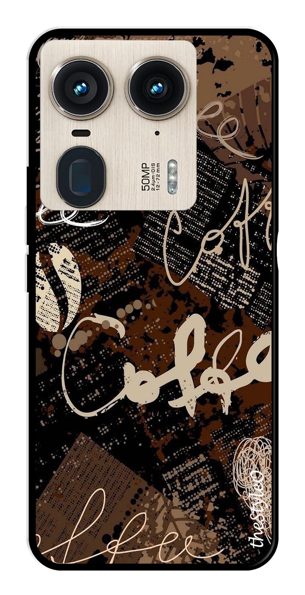 Marble Pattern Metal Mobile Case for Moto Edge 50 Ultra 5G (Design No -36)