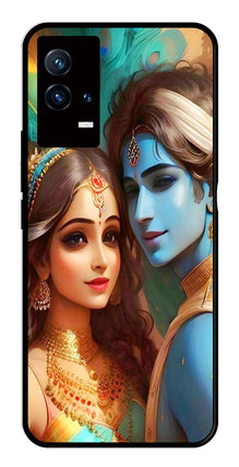Lord Radha Krishna Metal Mobile Case for iQOO 8 5G