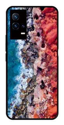 Sea Shore Metal Mobile Case for iQOO 8 5G