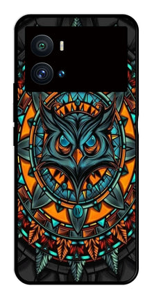 Owl Pattern Metal Mobile Case for iQOO 9 Pro