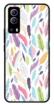 Colorful Feathers Metal Mobile Case for iQOO Z3