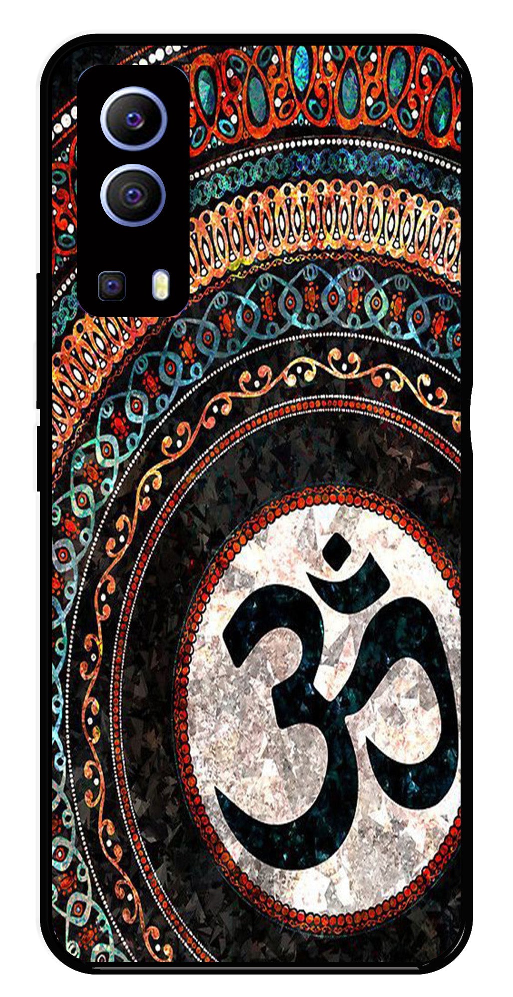 Oum Design Metal Mobile Case for iQOO Z3   (Design No -15)