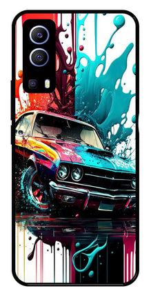 Vintage Car Metal Mobile Case for iQOO Z3