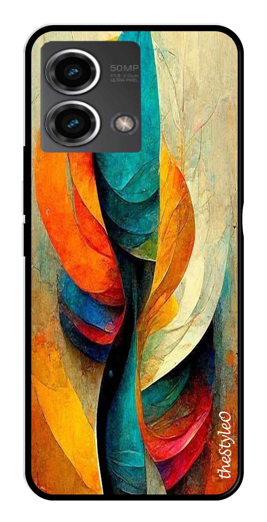 Modern Art Metal Mobile Case for Moto G Stylus (Design No -11)