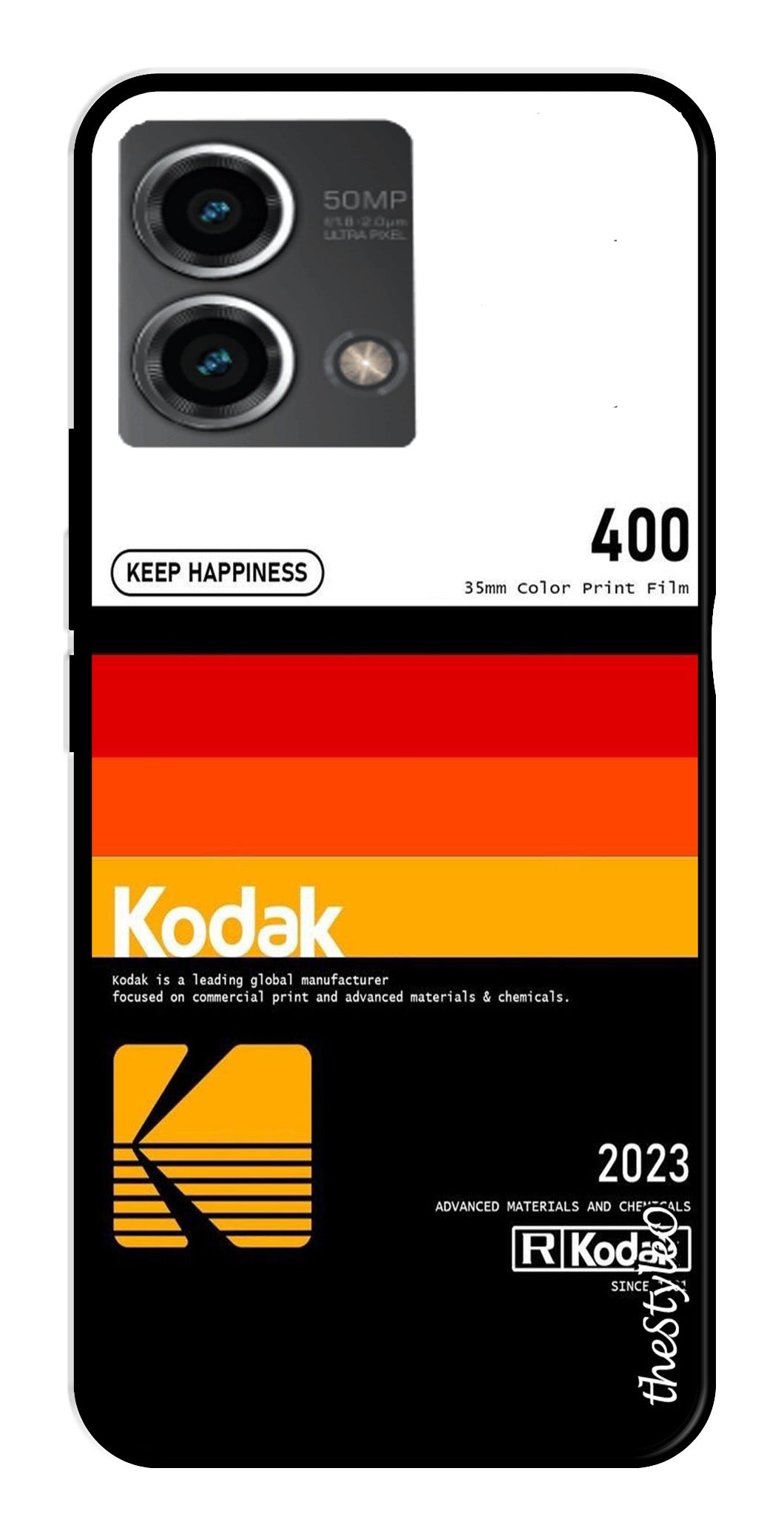 Kodak Design Metal Mobile Case for Moto G Stylus (Design No -65)