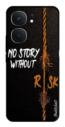 No Story without Risk Metal Mobile Case for iQOO Neo 9 Pro 5G