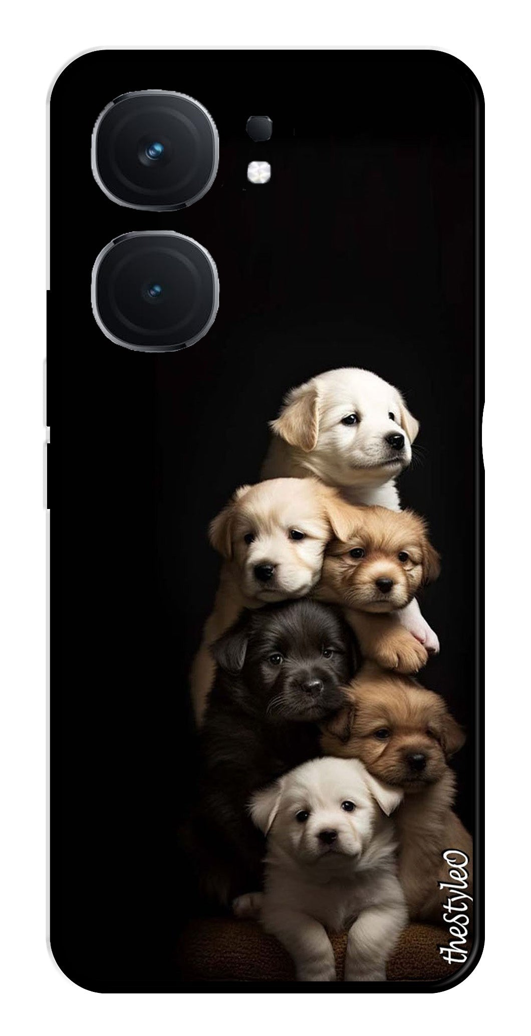 Dog lovers Metal Mobile Case for iQOO Neo 9 Pro 5G (Design No -88)