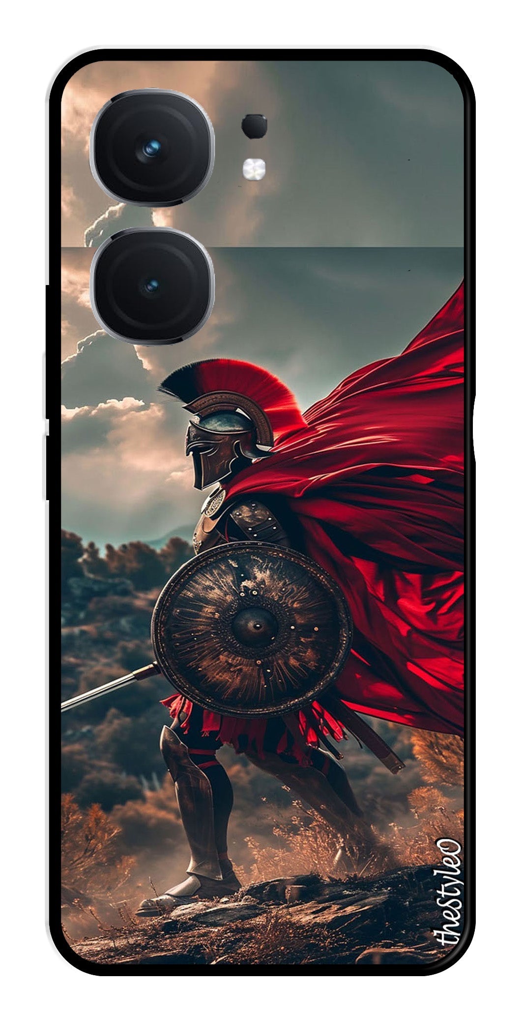 Spartan Fighter Metal Mobile Case for iQOO Neo 9 Pro 5G (Design No -89)