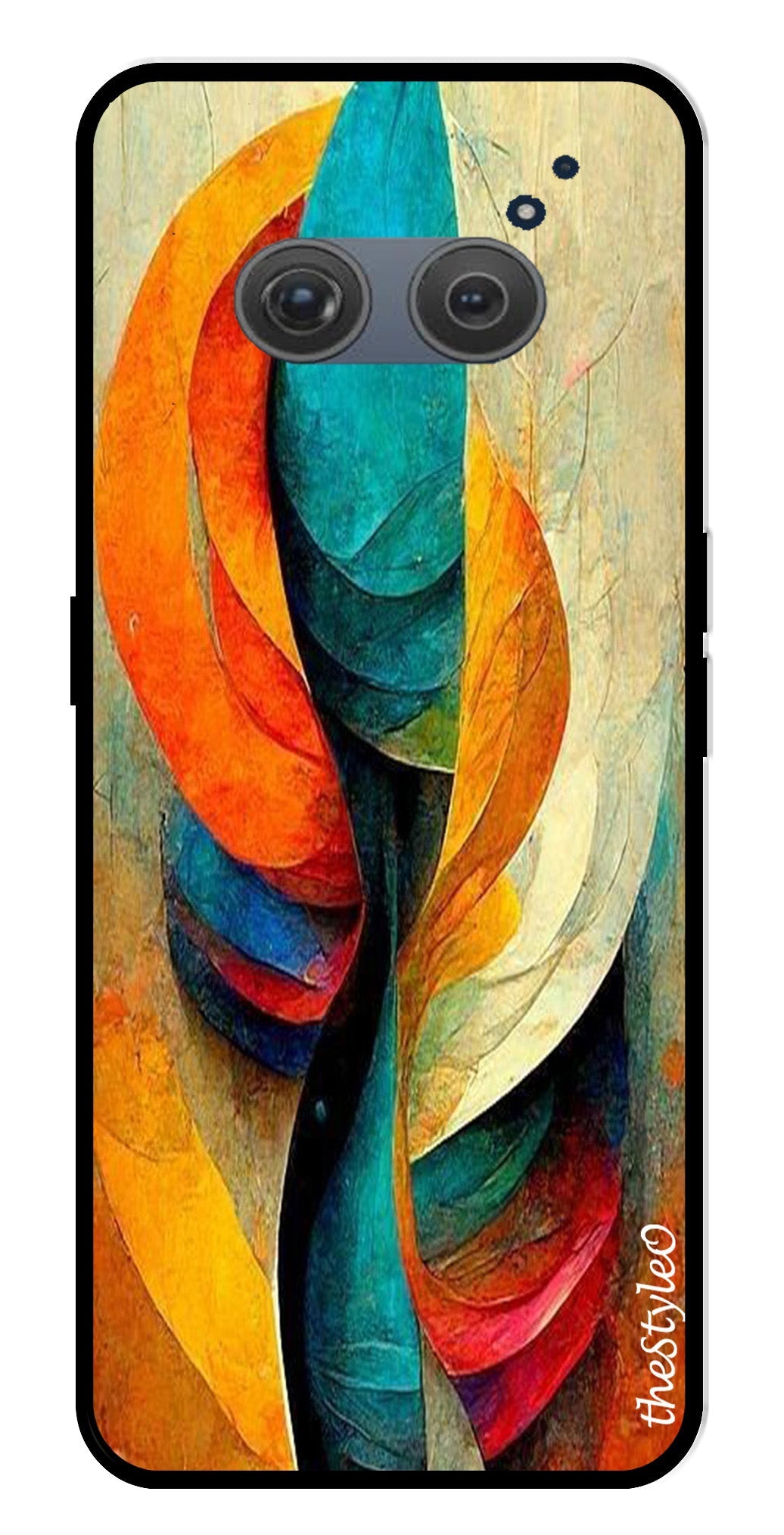 Modern Art Metal Mobile Case for Redmi 10 Prime (Design No -11)