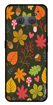 Flower Leaves Design Metal Mobile Case for Redmi 10 Prime