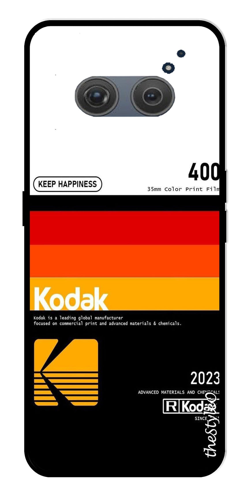 Kodak Design Metal Mobile Case for Redmi 10 Prime (Design No -65)