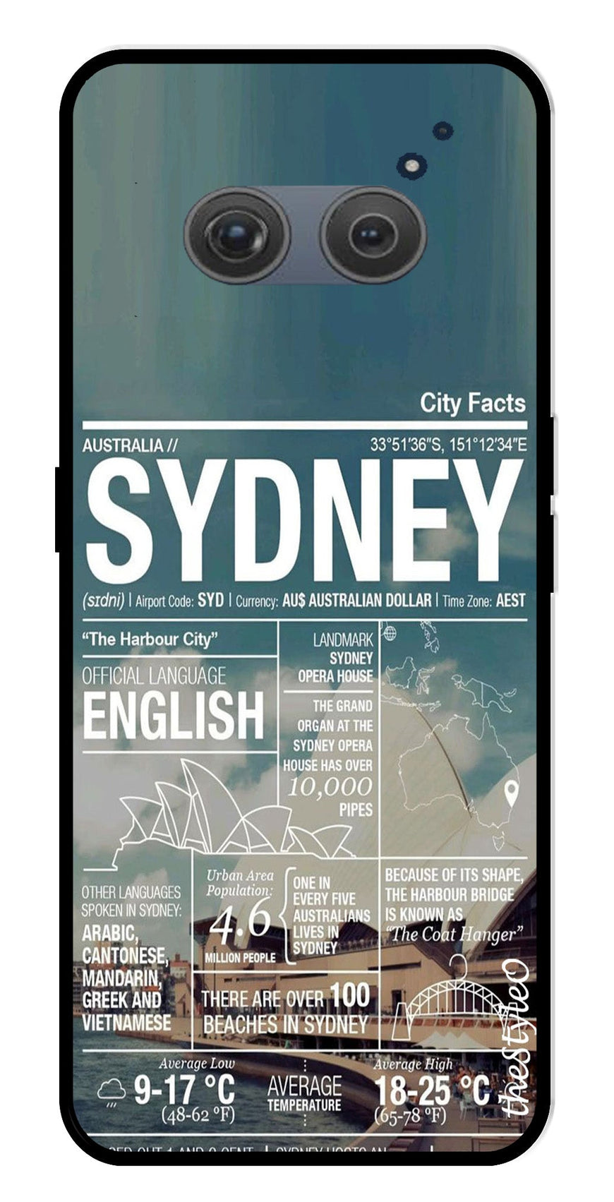 Sydney Metal Mobile Case for Redmi 10 Prime (Design No -69)