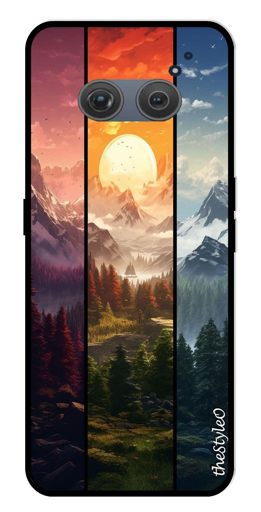 Nature Design Metal Mobile Case for Redmi 10 Prime (Design No -71)