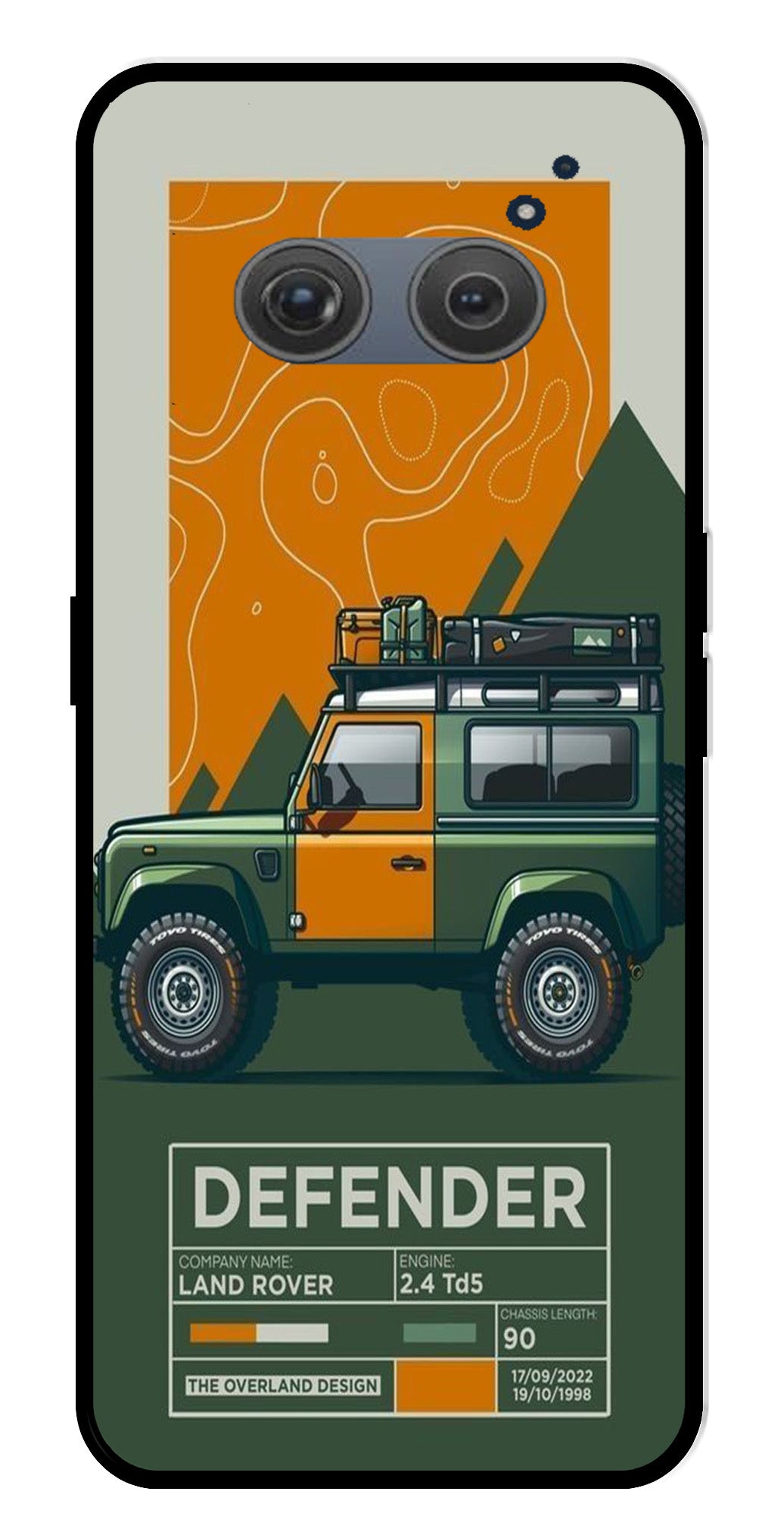 Defender Metal Mobile Case for Redmi 10 Prime (Design No -72)