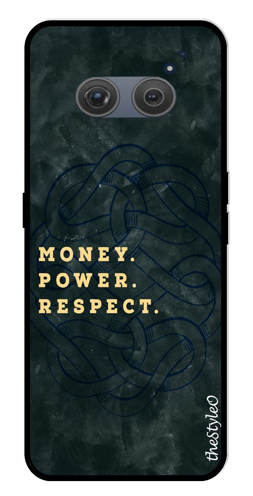 Money Power Respect Metal Mobile Case for Redmi 10 Prime (Design No -79)