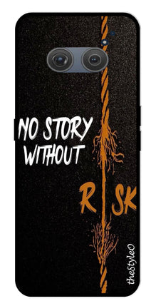 No Story without Risk Metal Mobile Case for Redmi 10 Prime