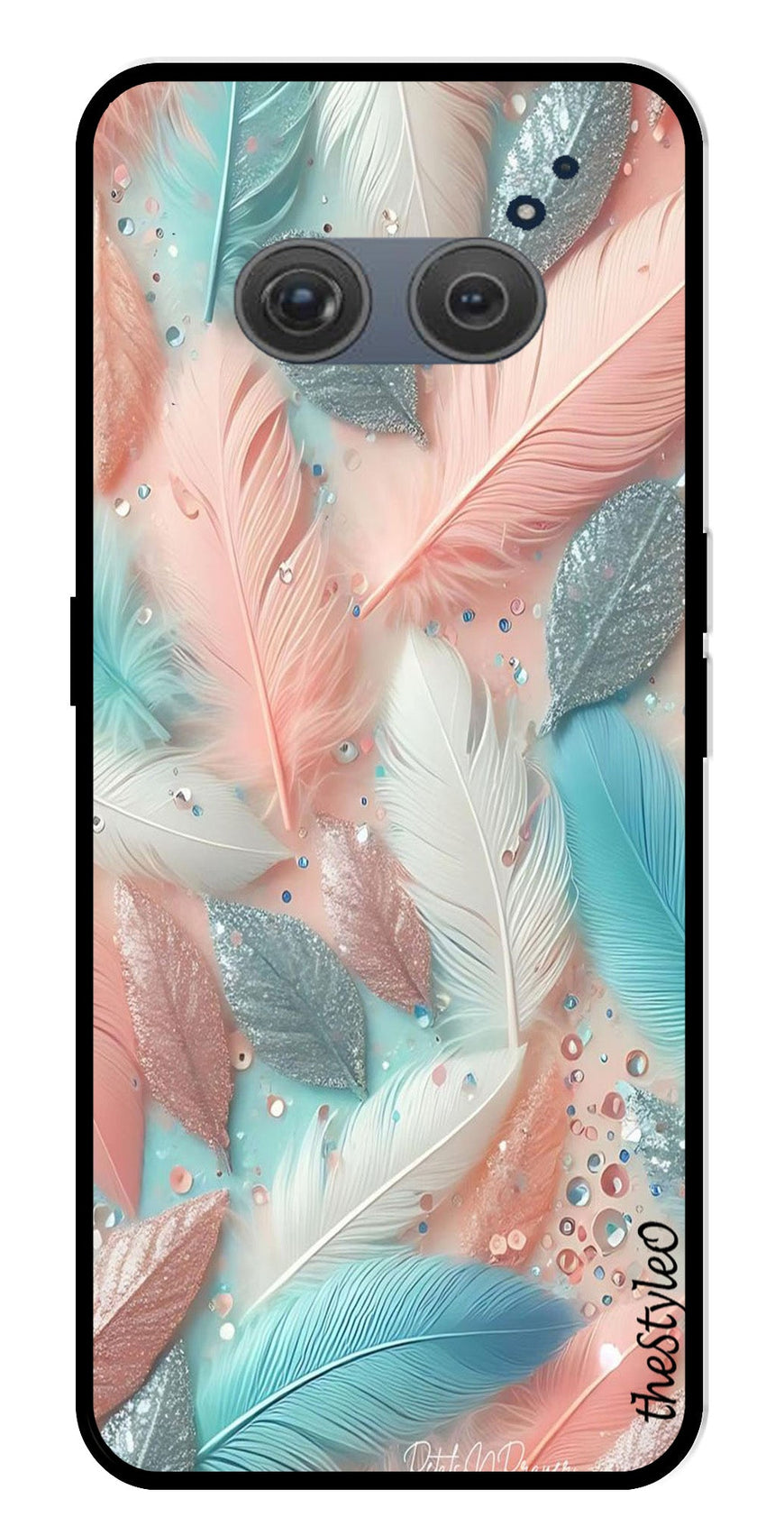 Feather Metal Mobile Case for Redmi 10 Prime (Design No -84)